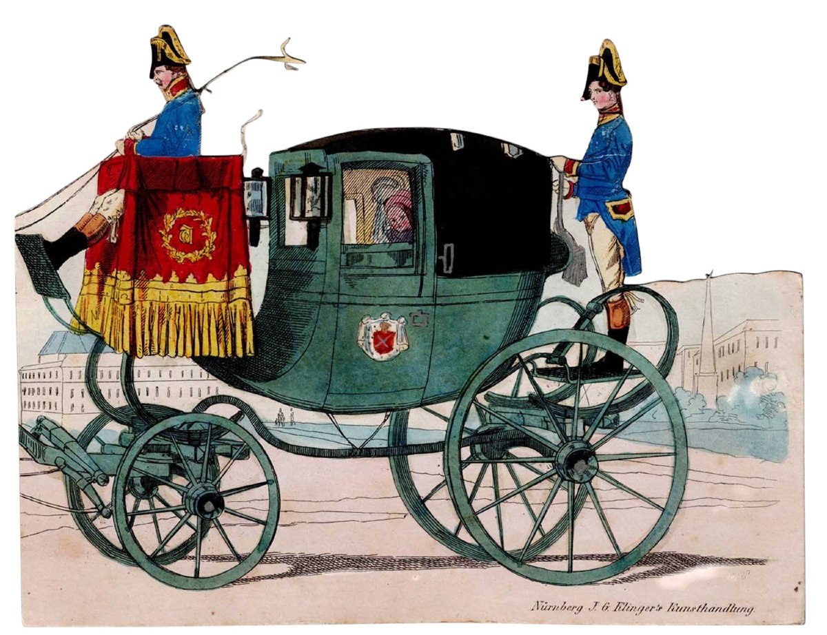 Jeu romantique MAGASIN DES VOITURES  vers 1830-photo-2