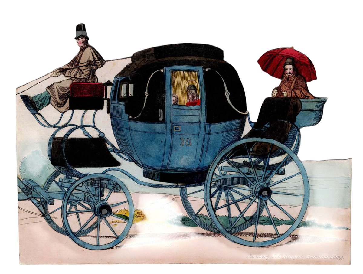 Jeu romantique MAGASIN DES VOITURES  vers 1830-photo-3