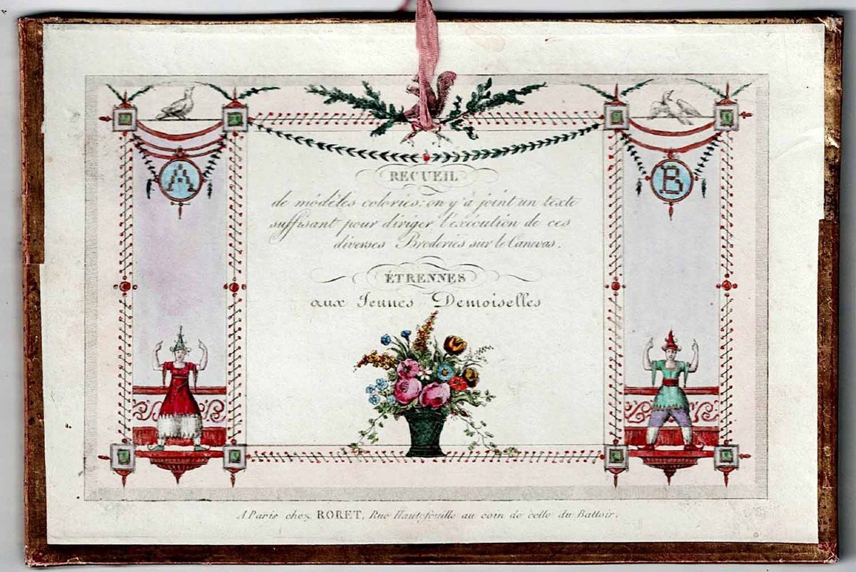 Jeu romantique LE PETIT MÉTIER A BRODER vers 1830-photo-4