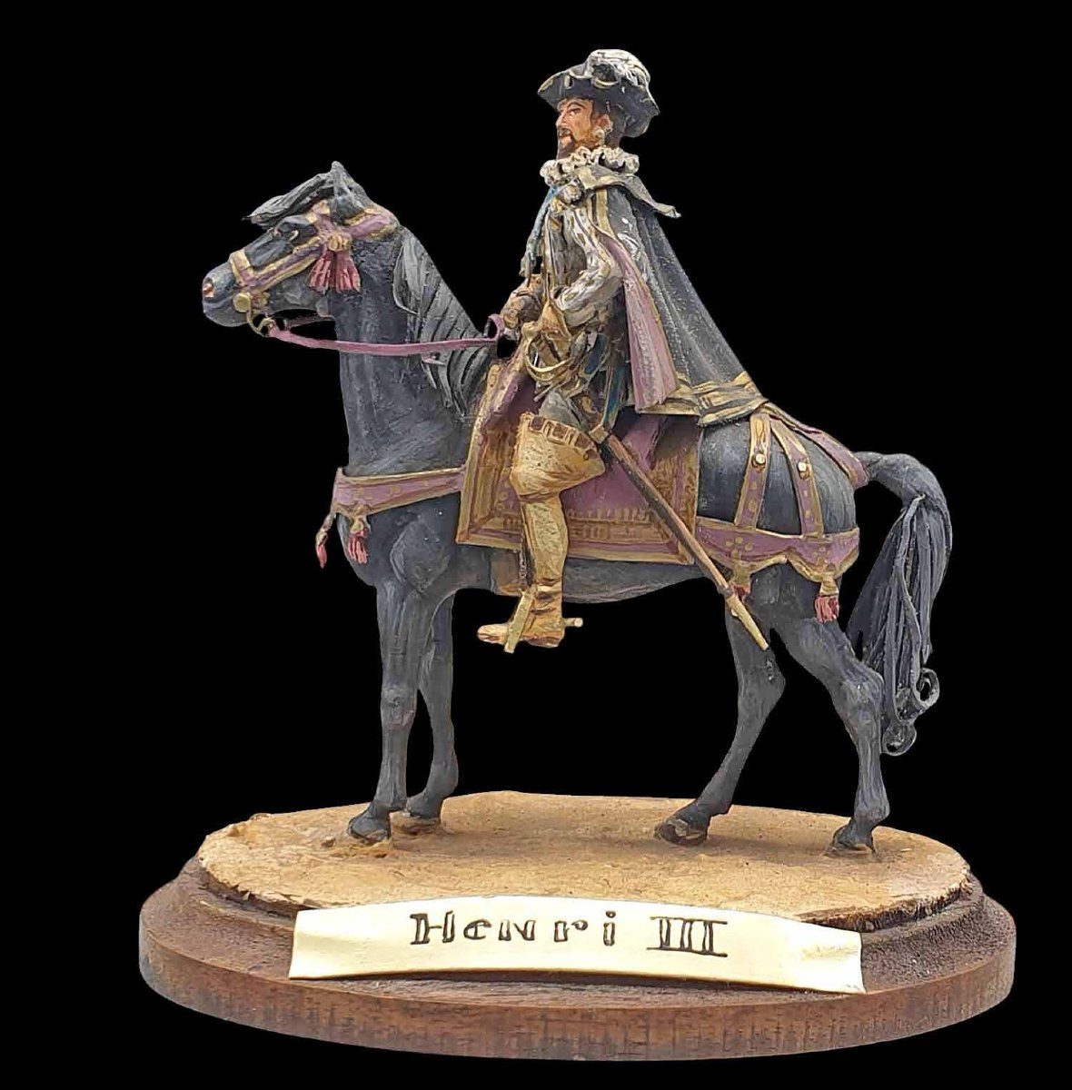 9 figurines ROIS de FRANCE Bernard VANOT-photo-1