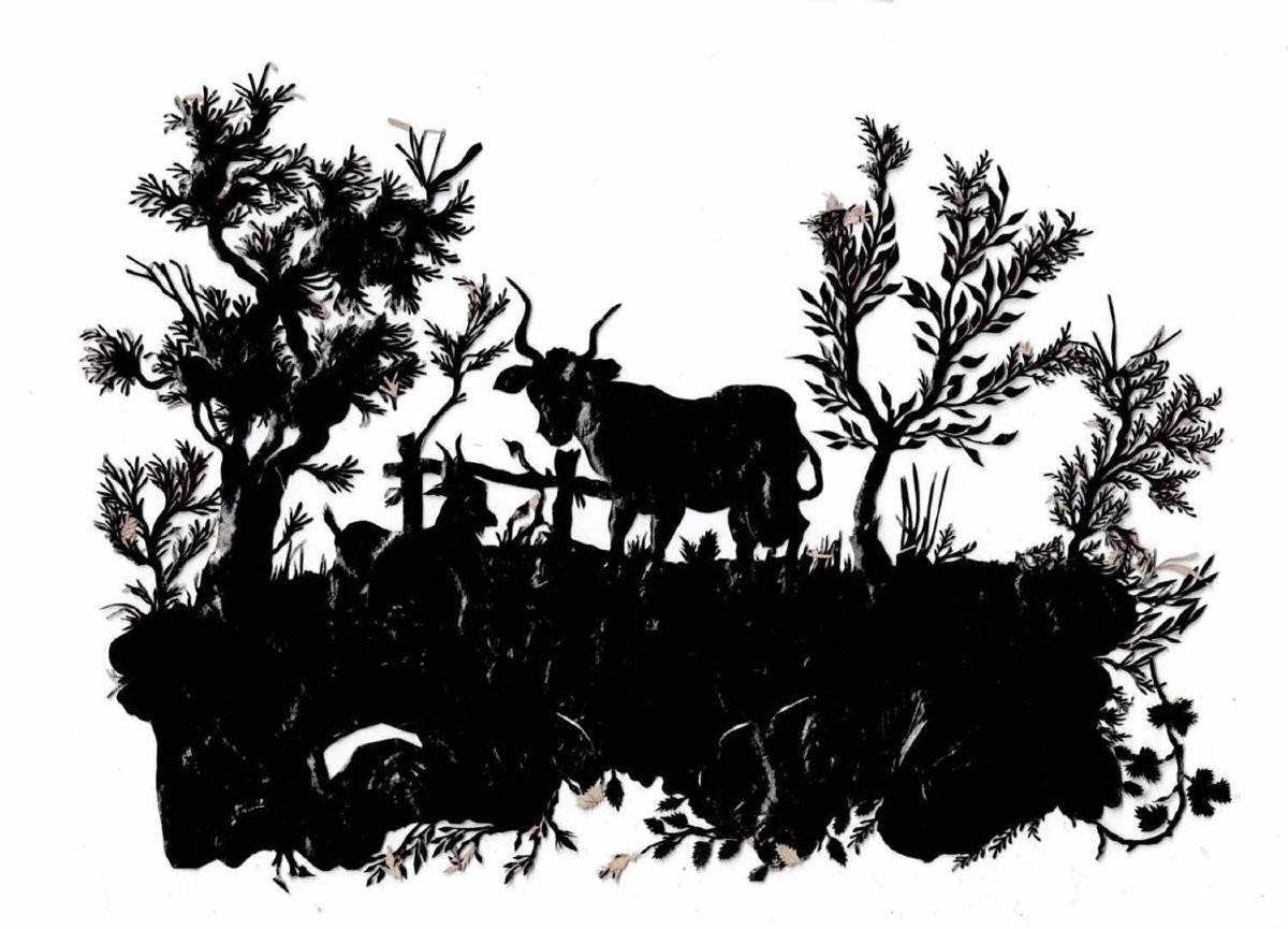 The Cow And The Goat - Eros's Boat - Cut-out Shadows-photo-3