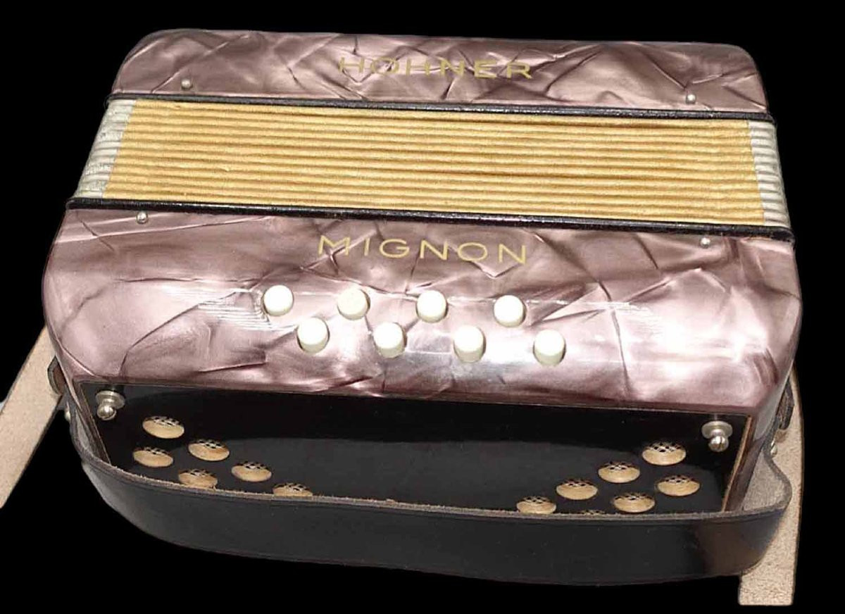ACCORDÉON HOHNER MIGNON pour enfant ANNÉES 1950-photo-5