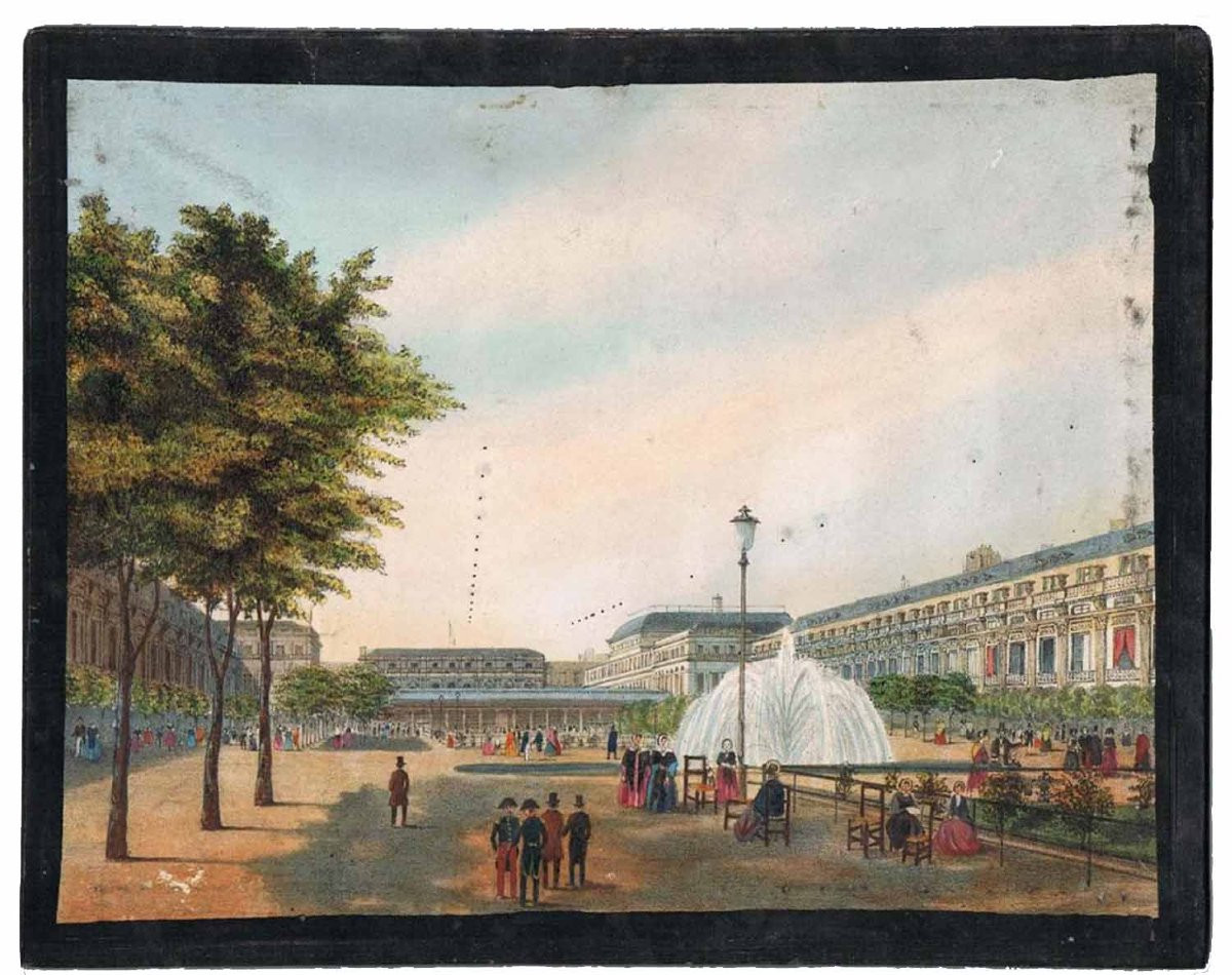 Panoptic Polyorama 1850 - The Royal Palace - Garden And Gallery-photo-3