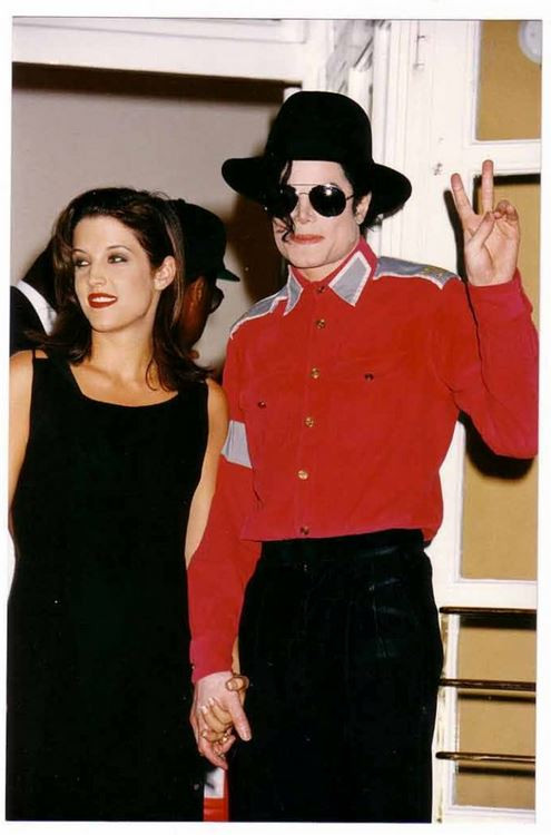 Original Press Photo Michael Jackson And Lisa Marie Presley 1994