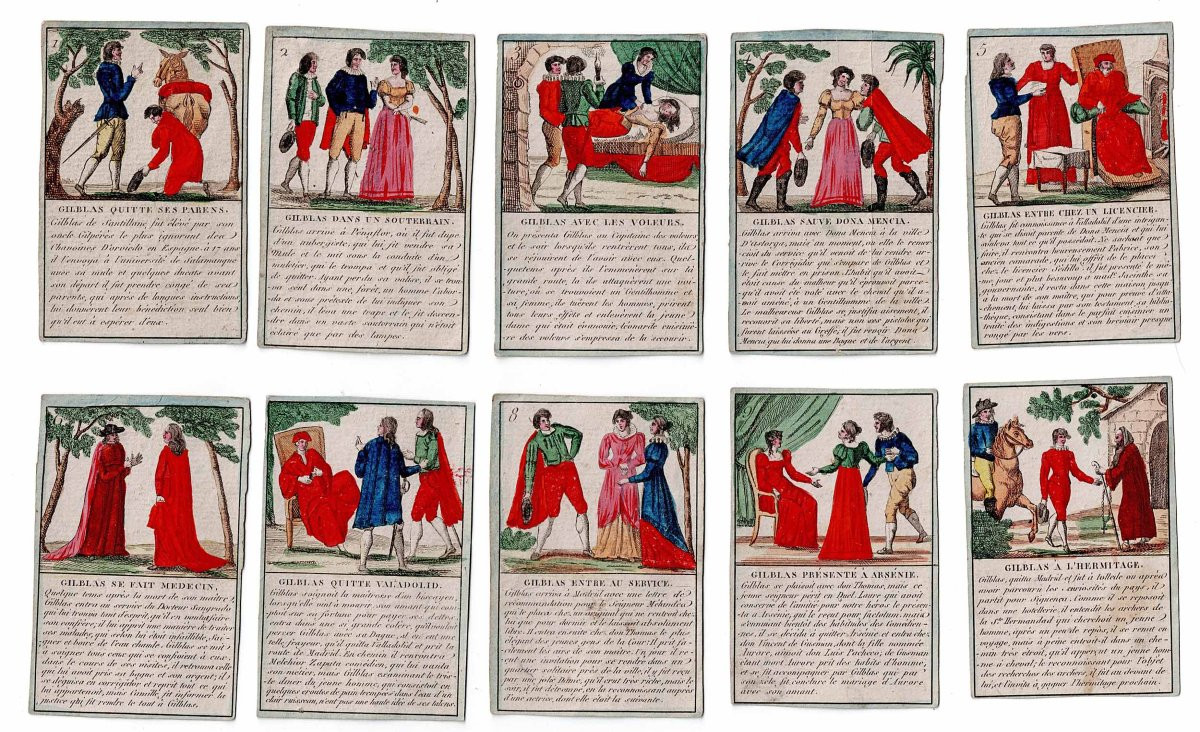 "great Game Of Gilblas' Adventures 1830"-photo-4