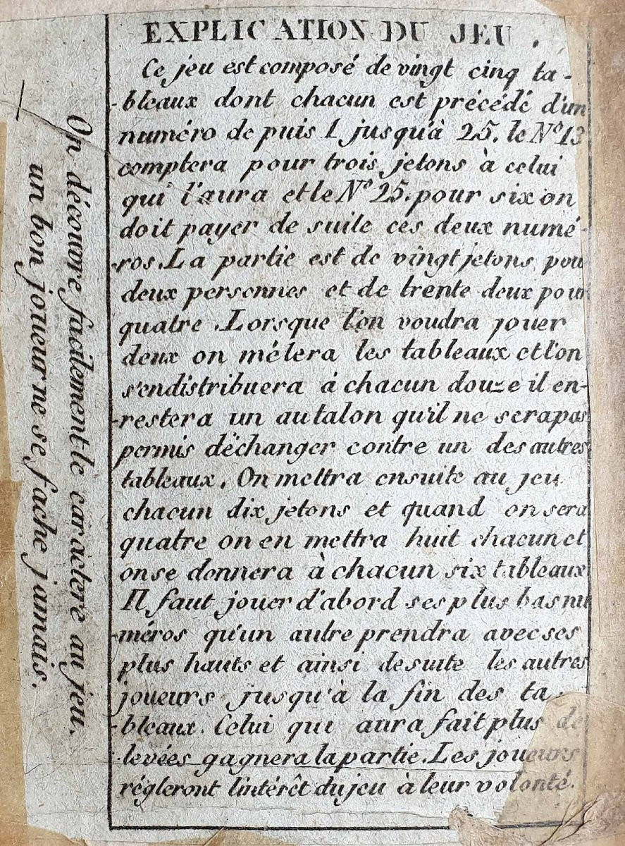 "great Game Of Gilblas' Adventures 1830"-photo-4