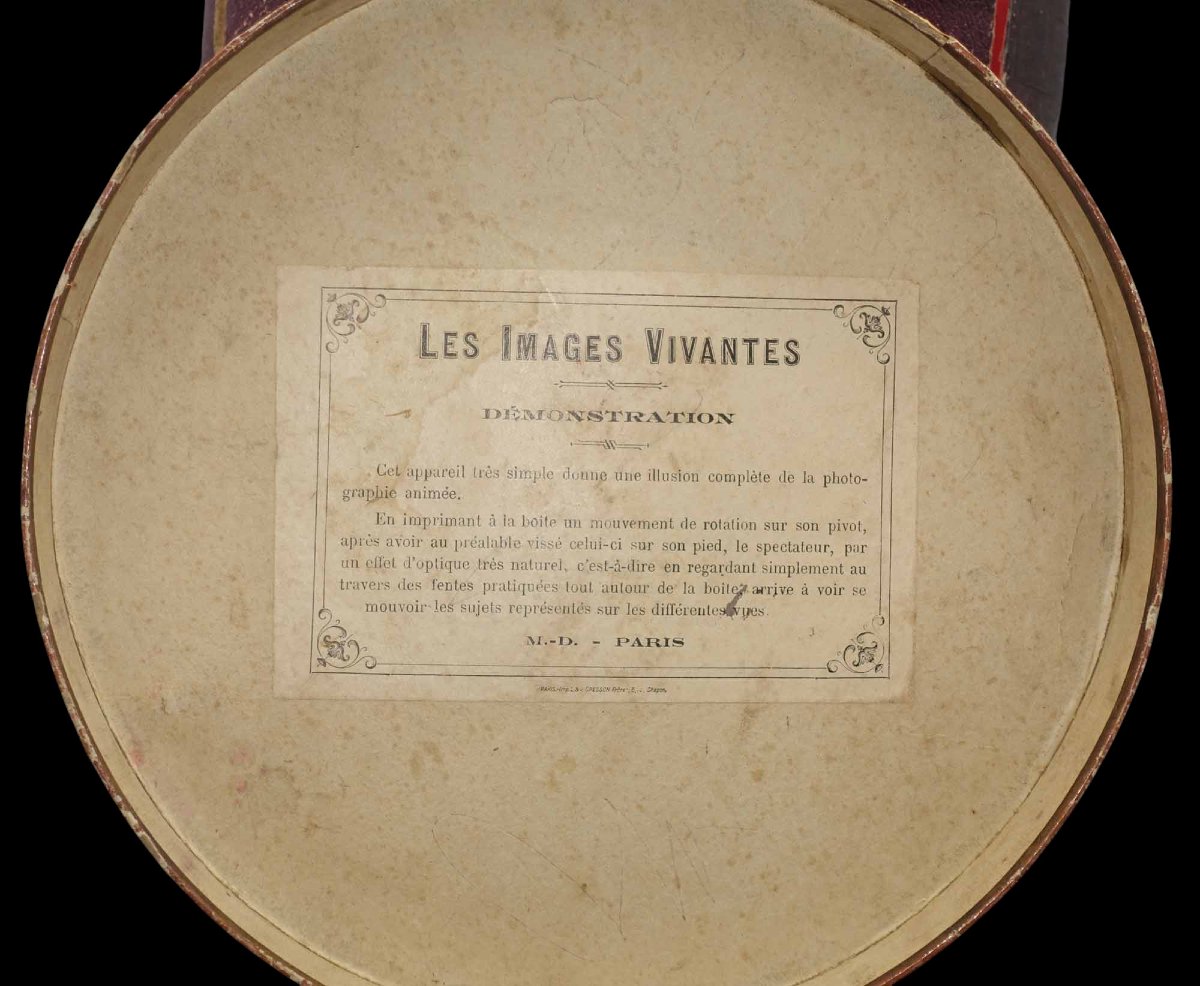ZOOTROPE 1890 LES IMAGES VIVANTES - TABLEAUX ANIMÉS-photo-2