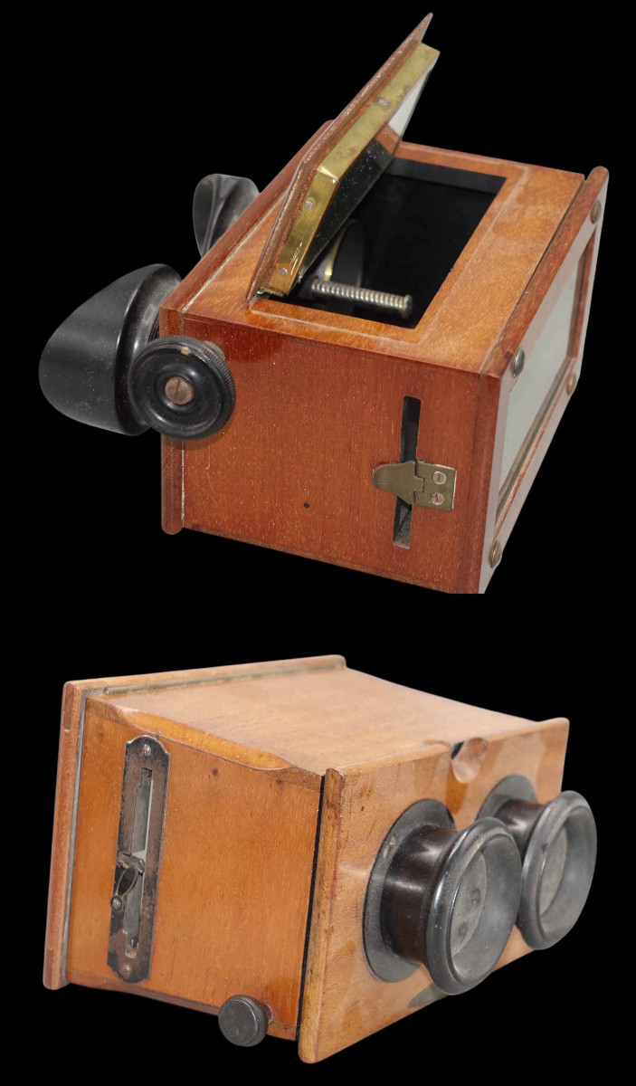 2 Unis France 1900 Stereoscopes
