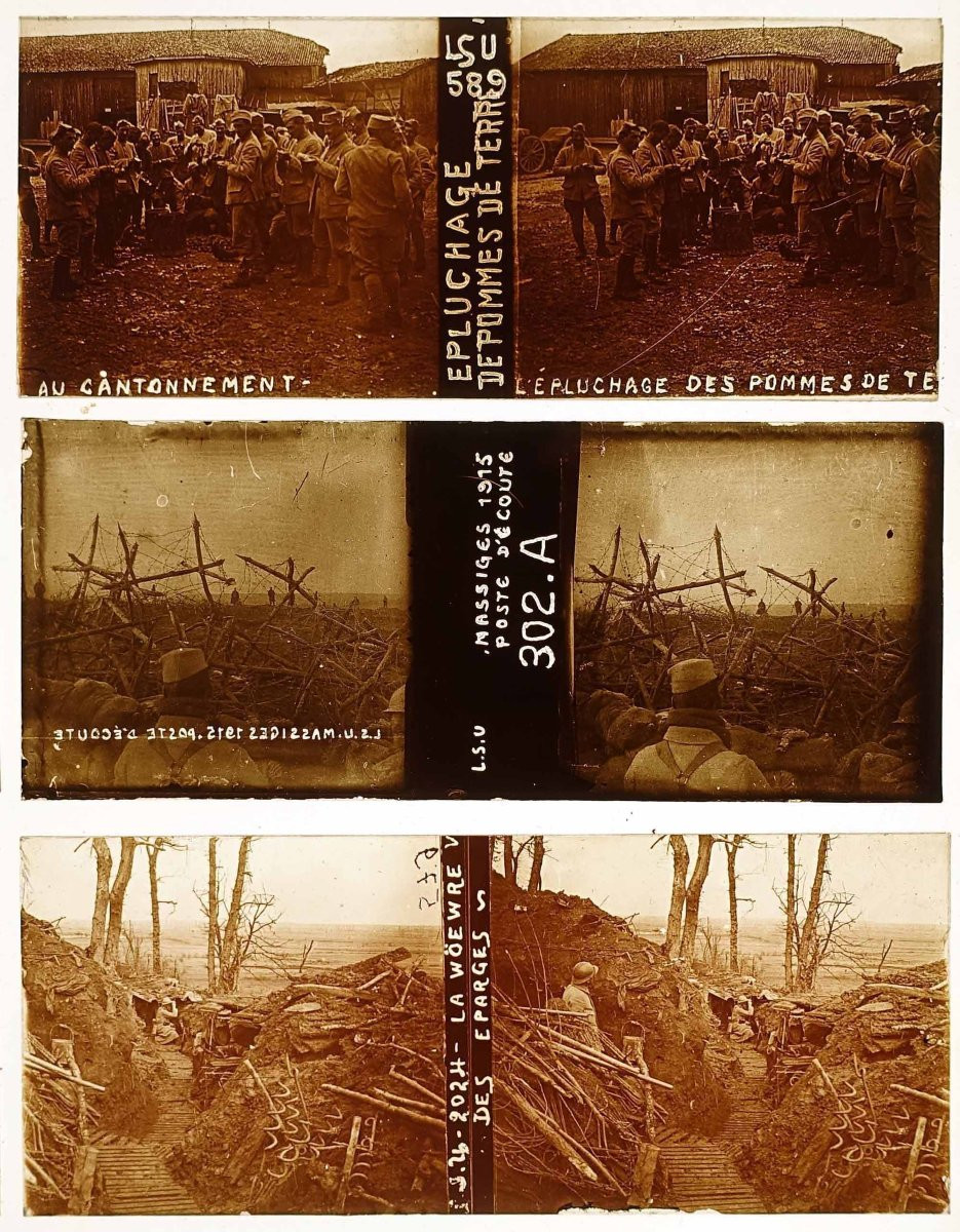 24 photos stéréoscopiques GUERRE 1914 - 1918-photo-3
