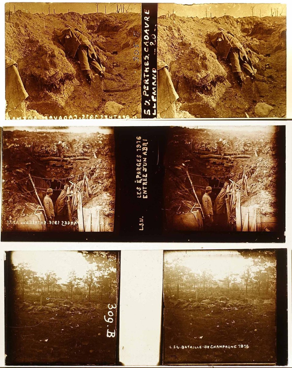 24 photos stéréoscopiques GUERRE 1914 - 1918-photo-4