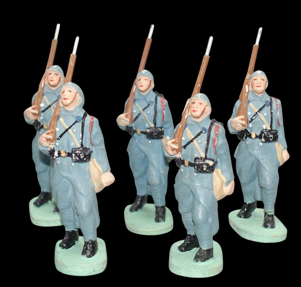 25 Cellose Figurines French Army Circa 1930-photo-4