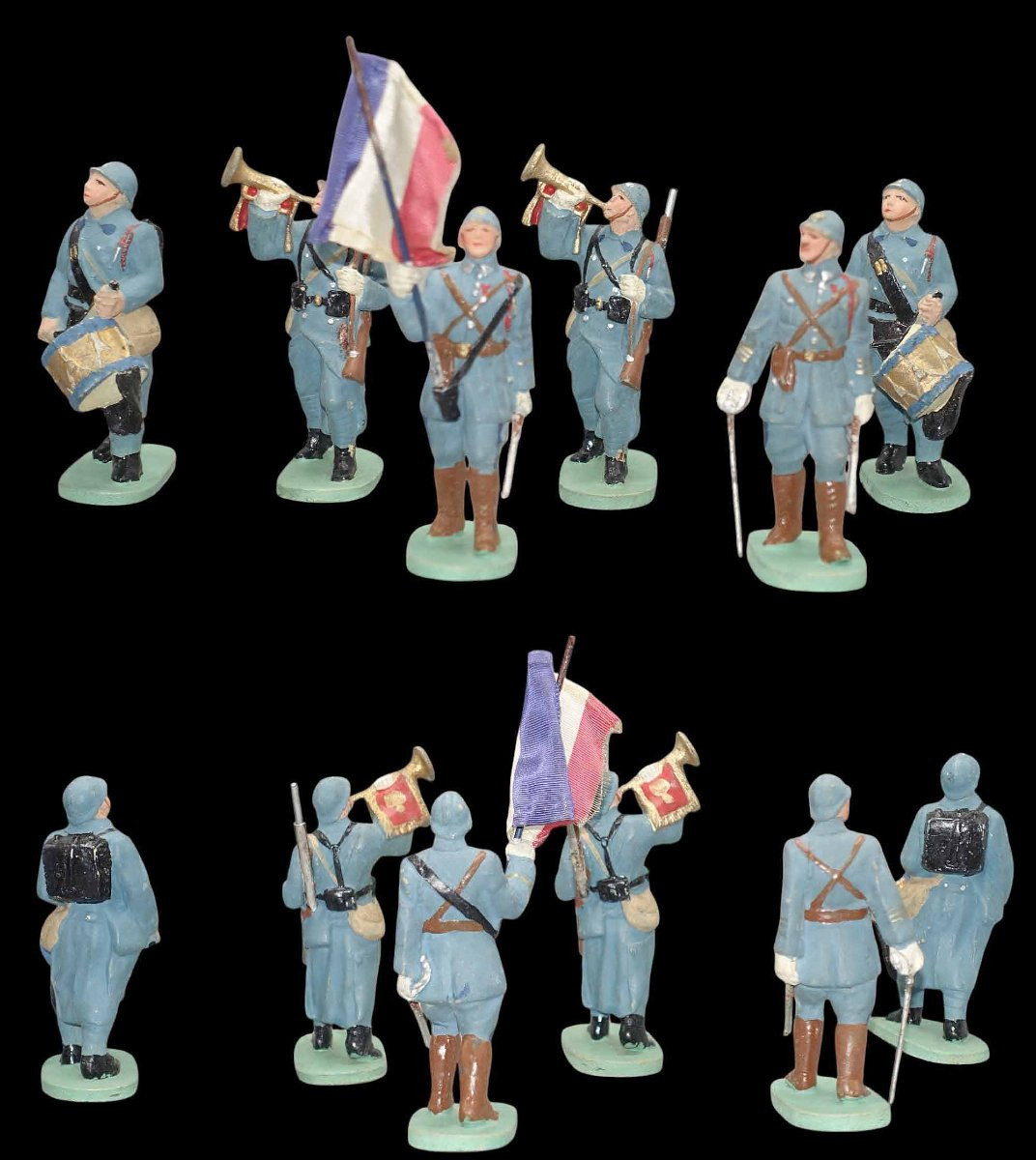 25 Cellose Figurines French Army Circa 1930-photo-2