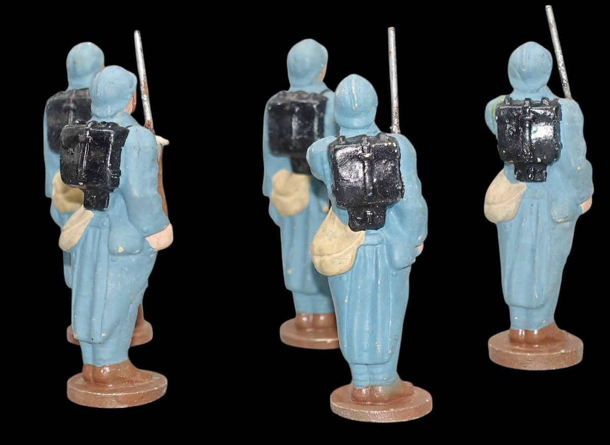 25 Cellose Figurines French Army Circa 1930-photo-6
