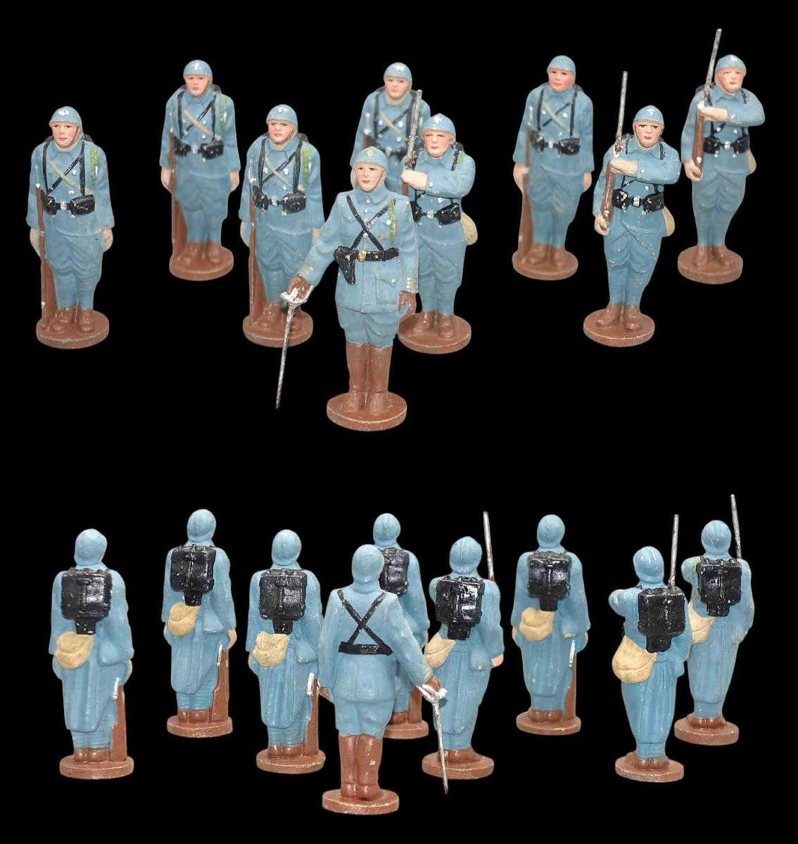 25 Cellose Figurines French Army Circa 1930-photo-8