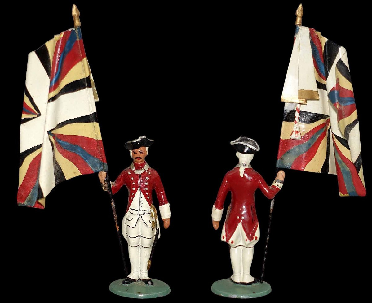Figurines Max DESCAVES vers 1955 - Porte drapeaux-photo-2