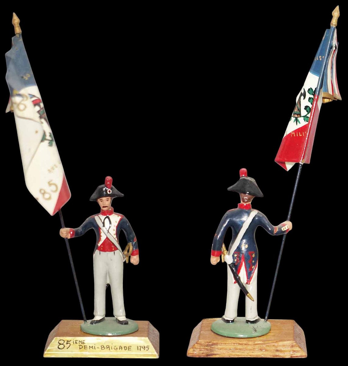 Figurines Max DESCAVES vers 1955 - Porte drapeaux-photo-4
