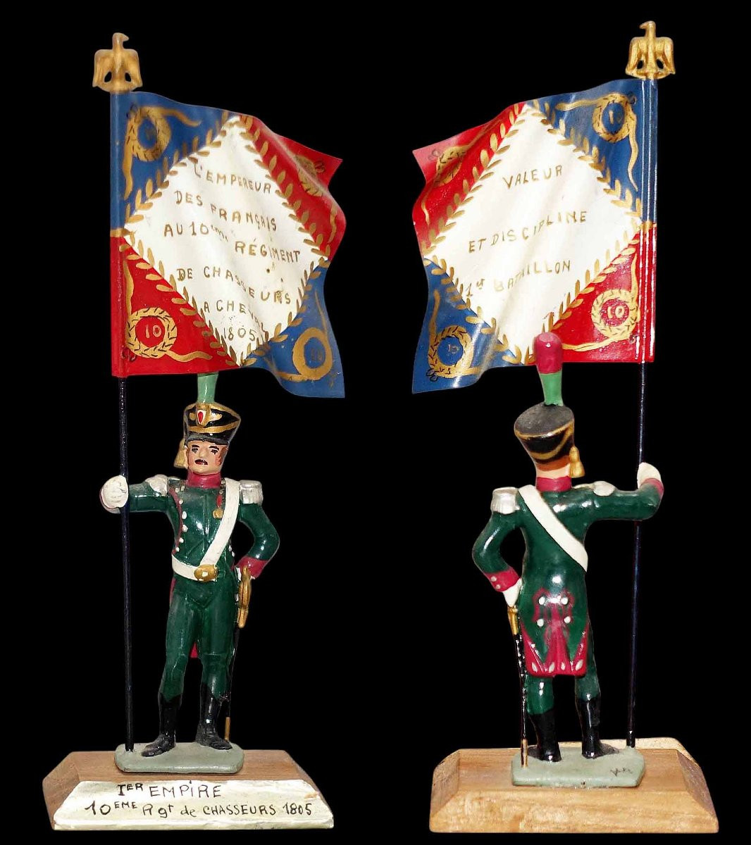 Figurines Max DESCAVES vers 1955 - Porte drapeaux-photo-5