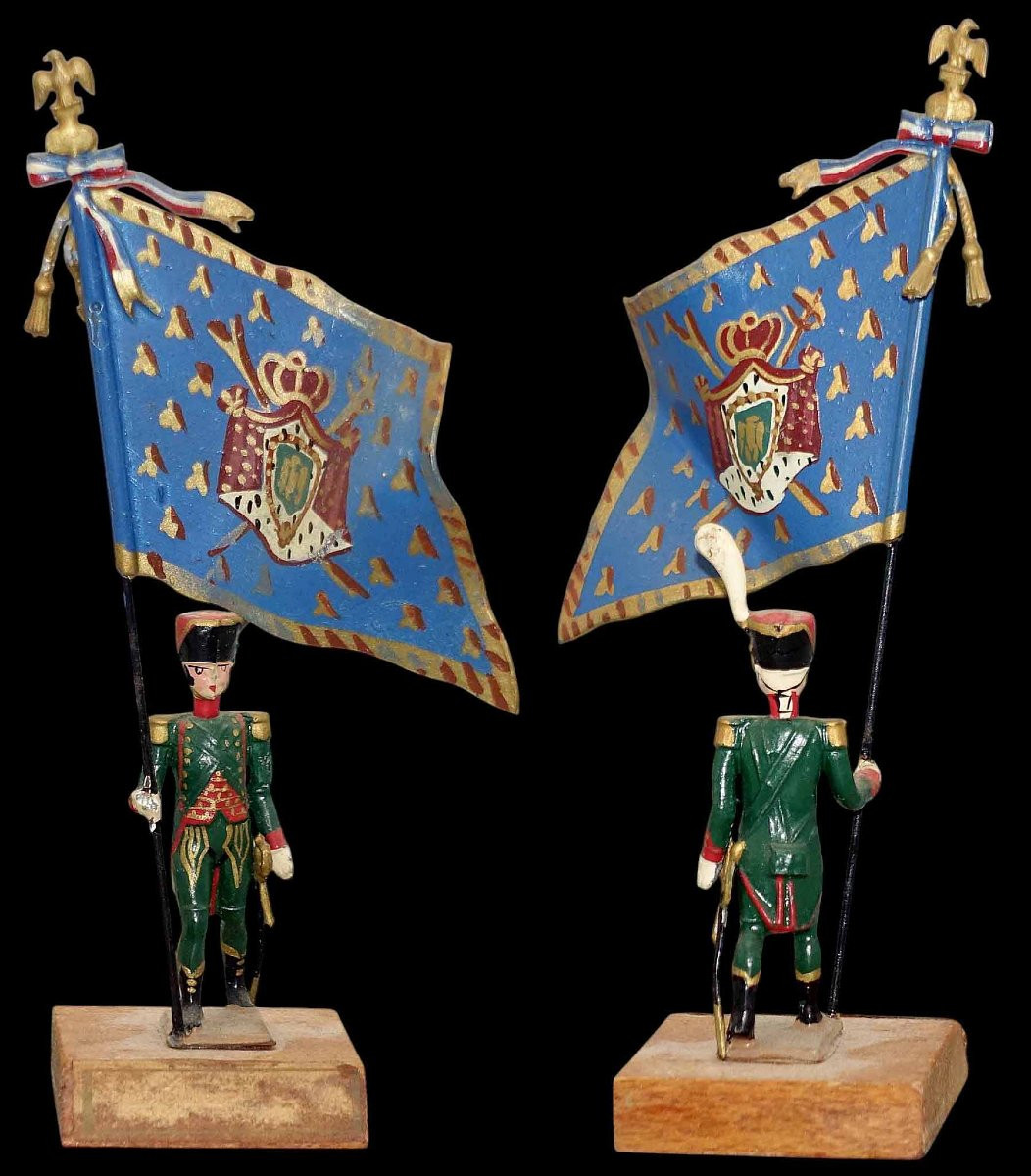 Figurines Max DESCAVES vers 1955 - Porte drapeaux-photo-8