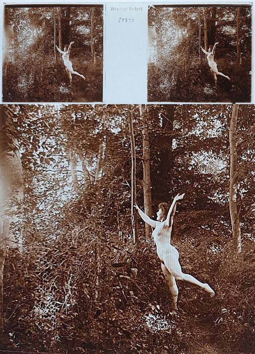 Coffret Richard 100 Stereo Photos Of Nus Circa 1900-photo-6