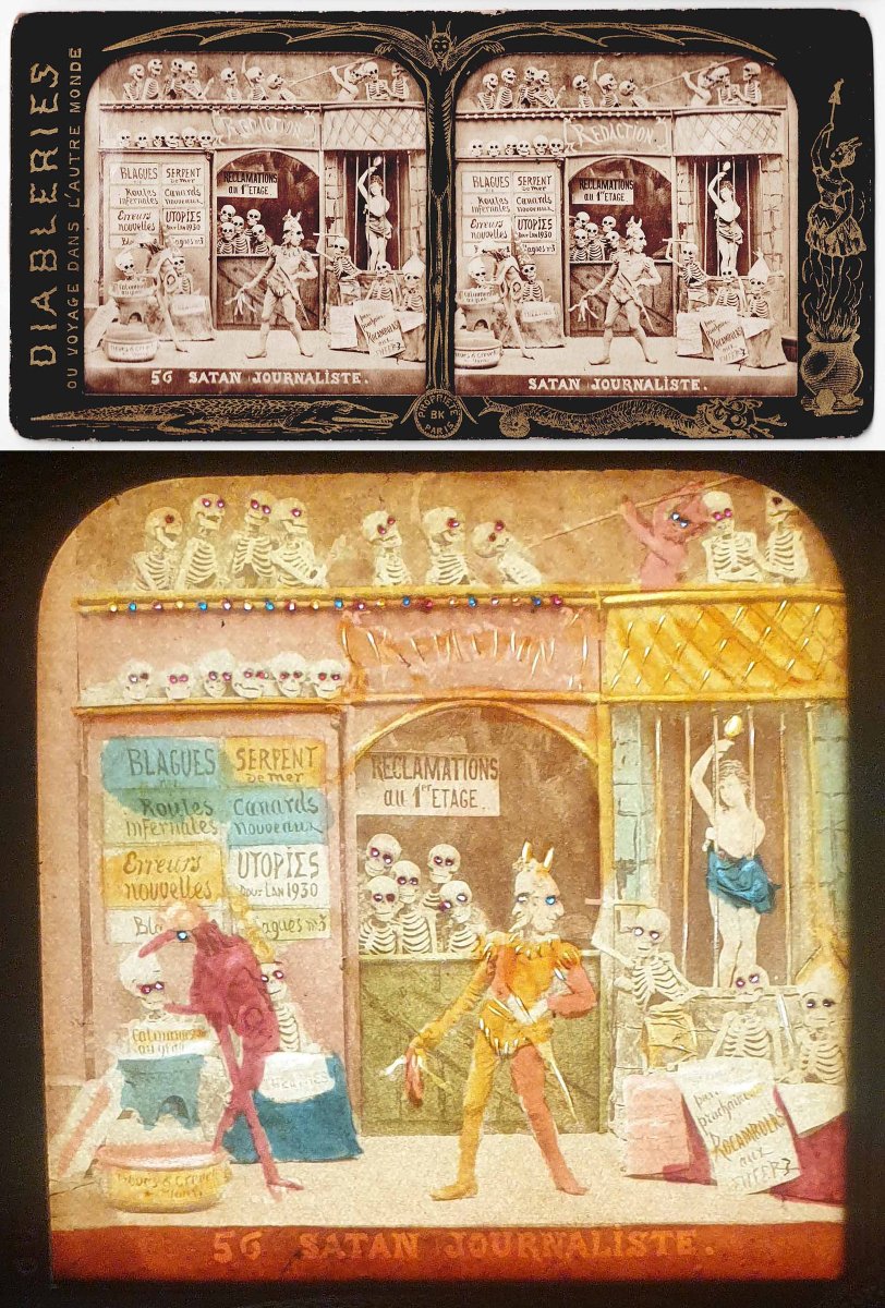12 DIABLERIES stéréoscopiques BK 1860-photo-3