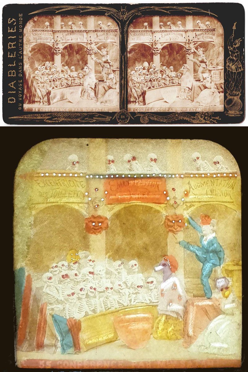 12 DIABLERIES stéréoscopiques BK 1860-photo-6