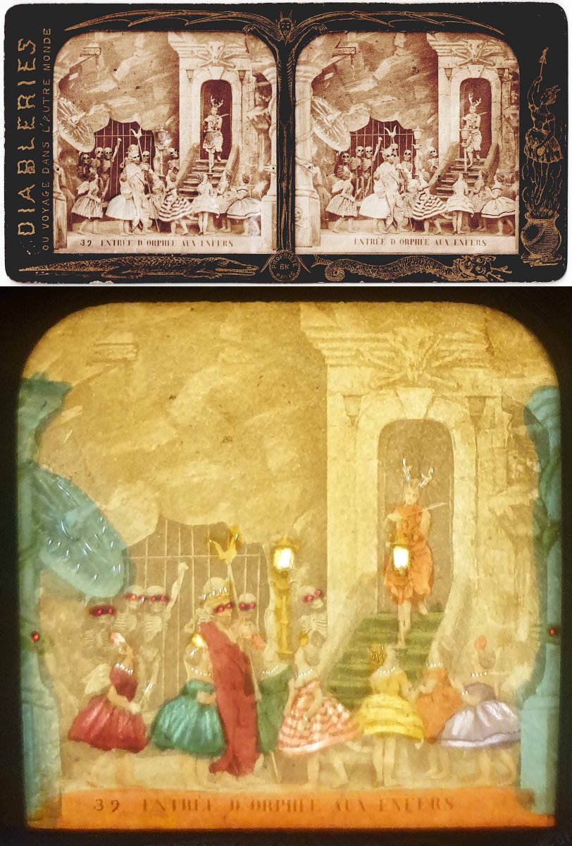 12 DIABLERIES stéréoscopiques BK 1860-photo-7