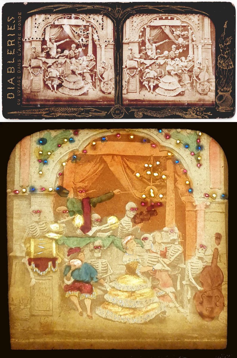 12 DIABLERIES stéréoscopiques BK 1860-photo-8