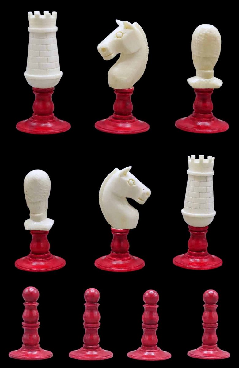 19th-century Napoleon Chess Set -photo-2