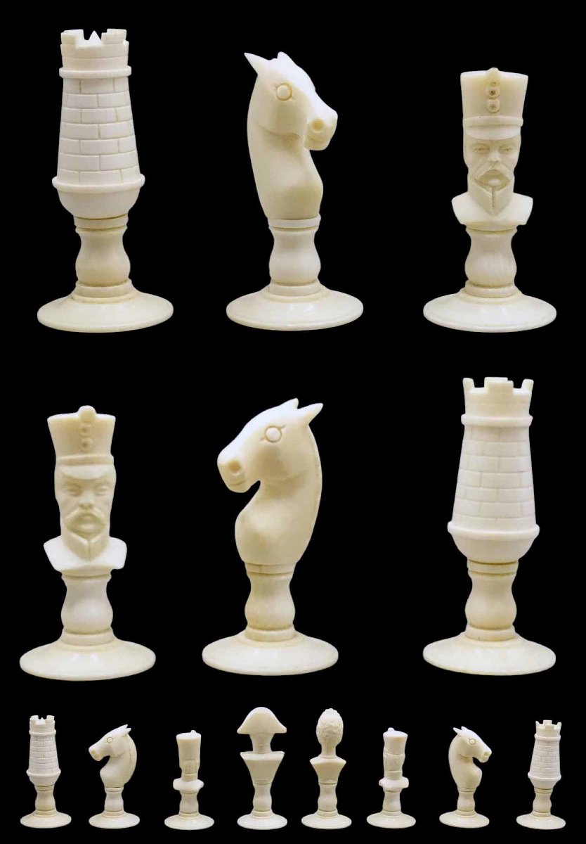 19th-century Napoleon Chess Set -photo-6