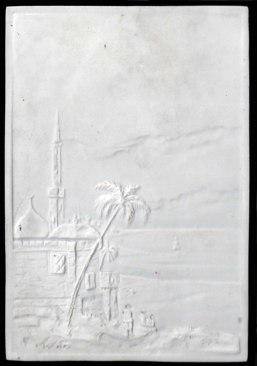 Lithophane 1850 - Mosque By The Sea-photo-2