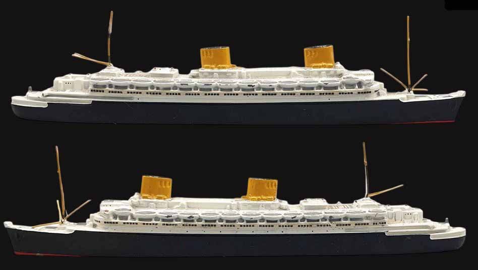 Bremen-europa Ocean Liner - Wiking / Vintage Toy