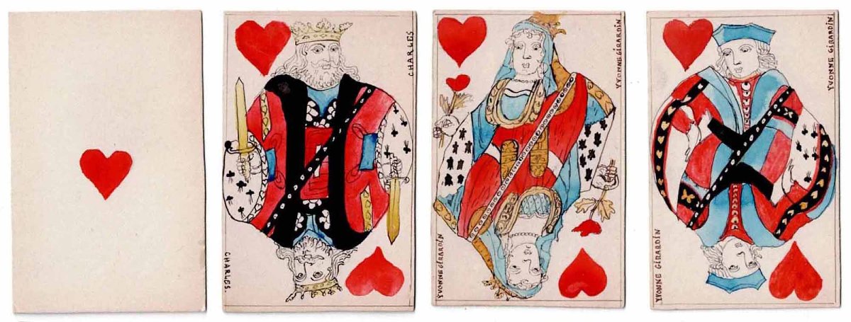 JEU de 52 cartes DESSINÉES 1920-photo-3