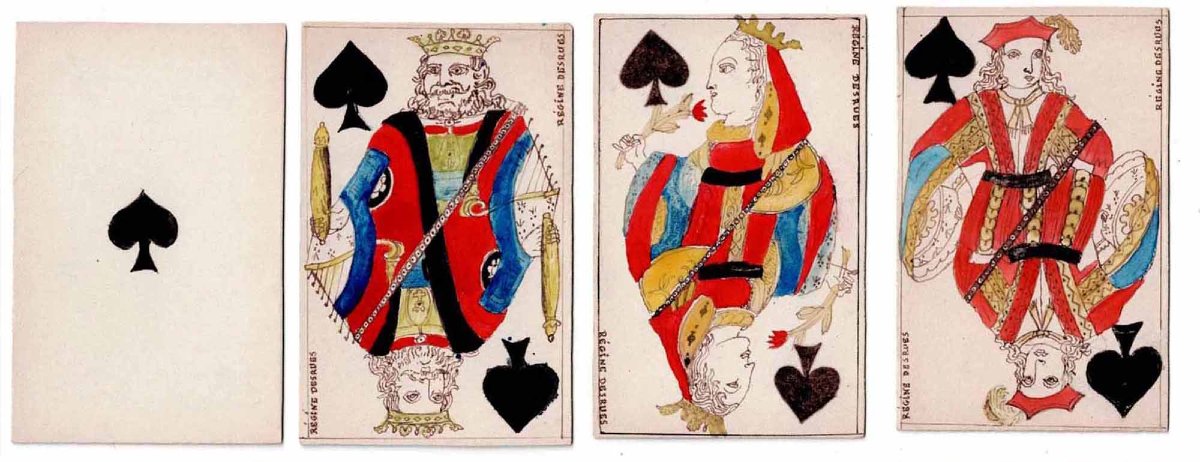 JEU de 52 cartes DESSINÉES 1920-photo-2