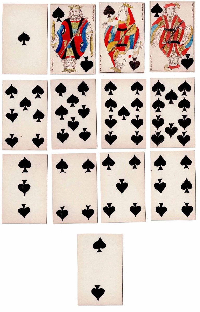 JEU de 52 cartes DESSINÉES 1920-photo-2