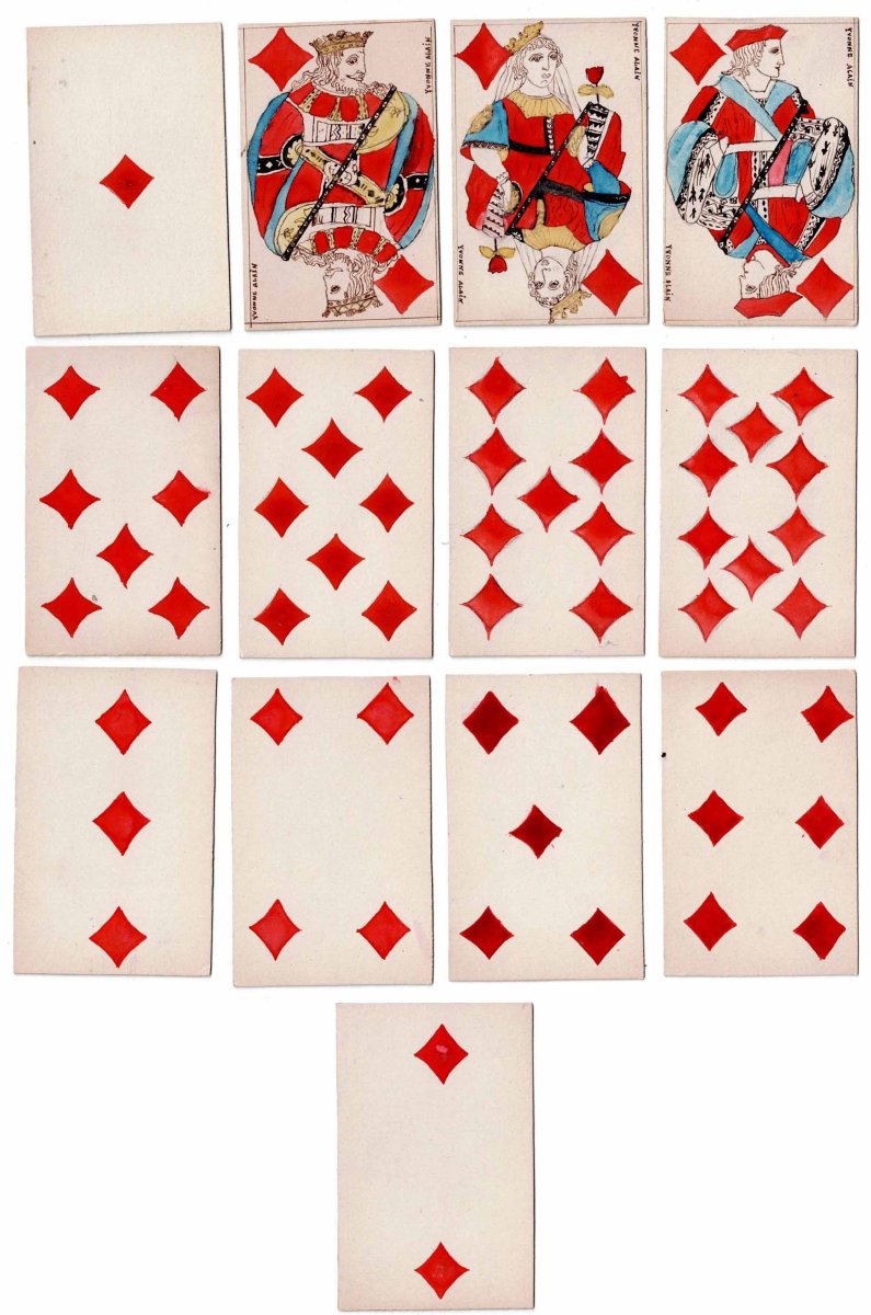JEU de 52 cartes DESSINÉES 1920-photo-4
