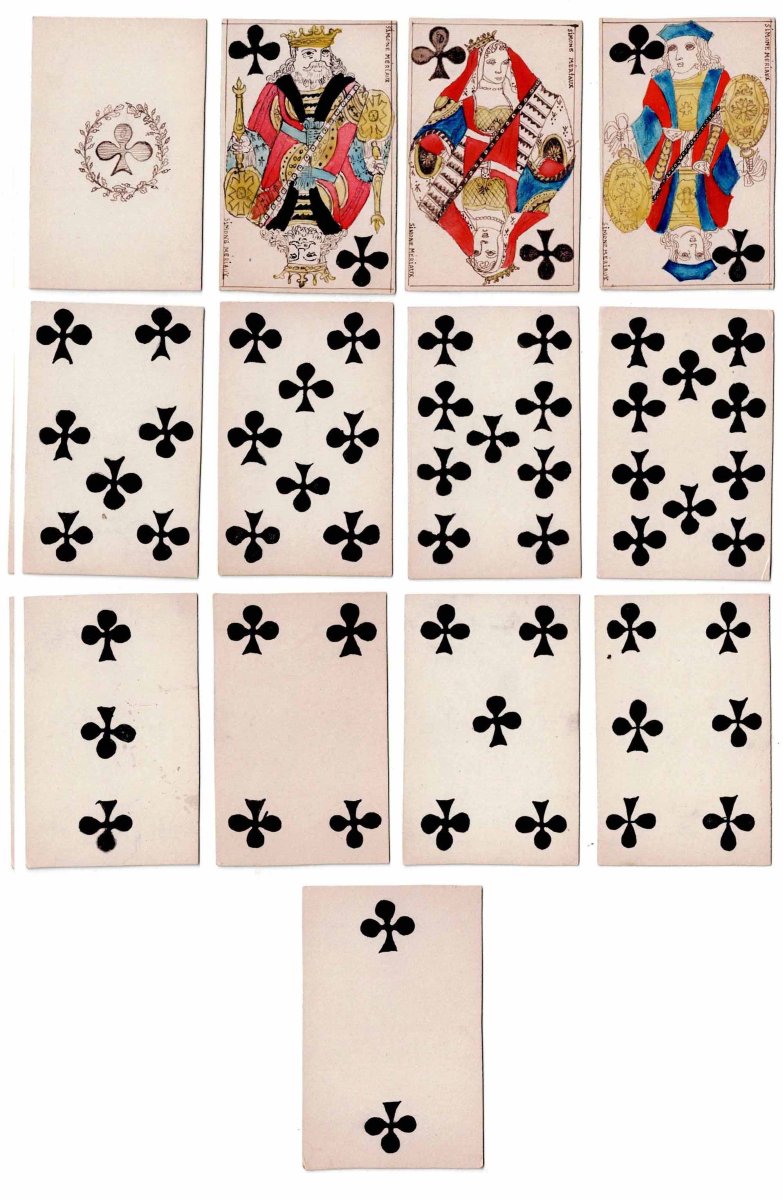 JEU de 52 cartes DESSINÉES 1920-photo-5