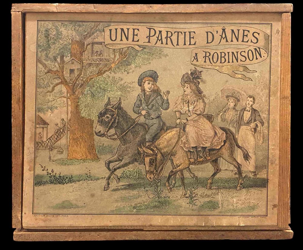 A Game Of Donkeys At Robinson, 1895-photo-5
