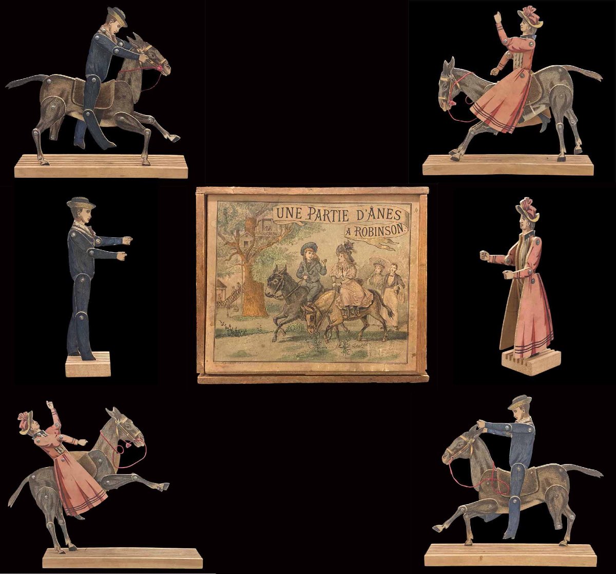 A Game Of Donkeys At Robinson, 1895