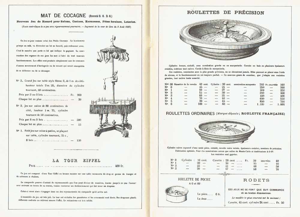 CATALOGUE J.A. JOST 1980 / jeux de bar roulettes-photo-1