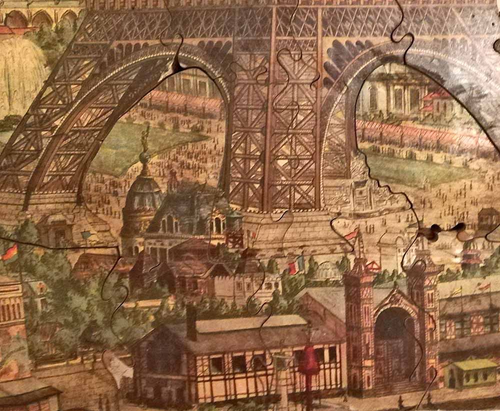 Eiffel Tower Puzzle Circa 1890-photo-3