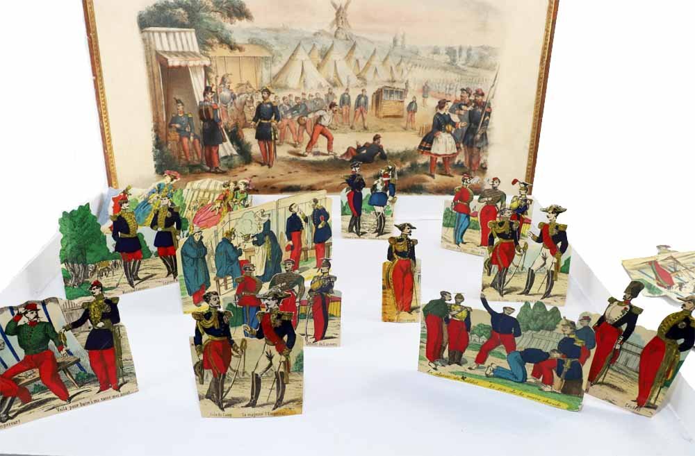 LE CAMP DE CHALONS vers 1860 / jeu ancien-photo-1