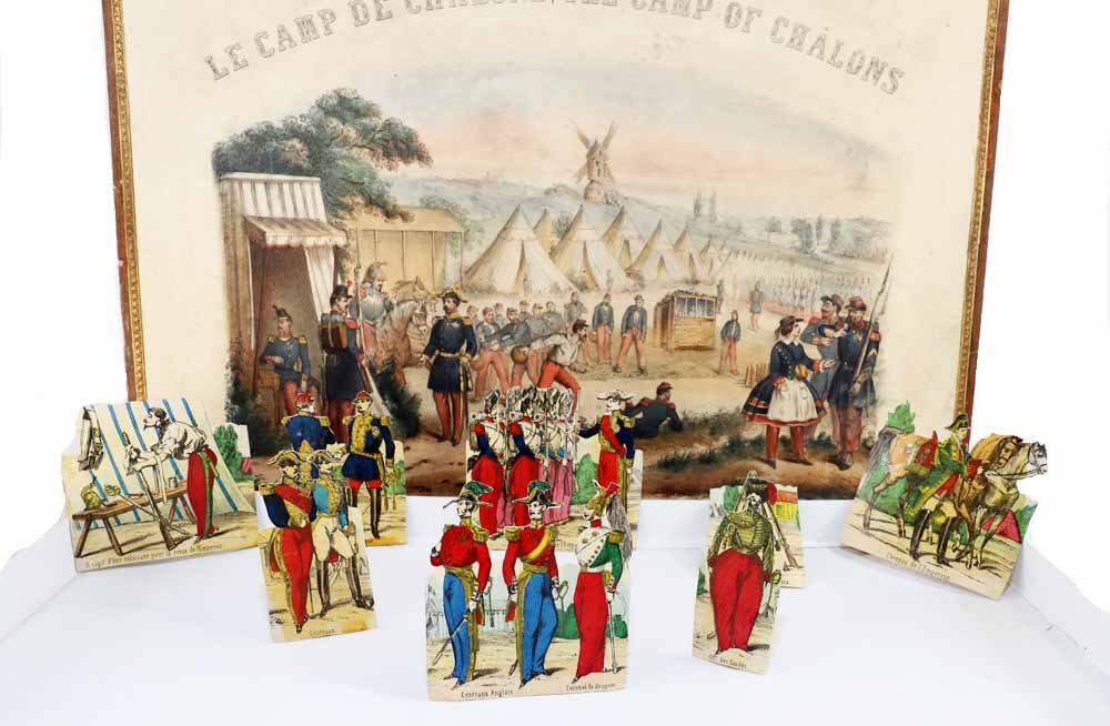 LE CAMP DE CHALONS vers 1860 / jeu ancien-photo-2