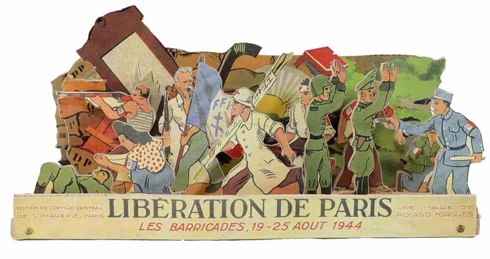 Liberation De Paris - 3 Dioramas By Roland Forgues 1944-photo-3