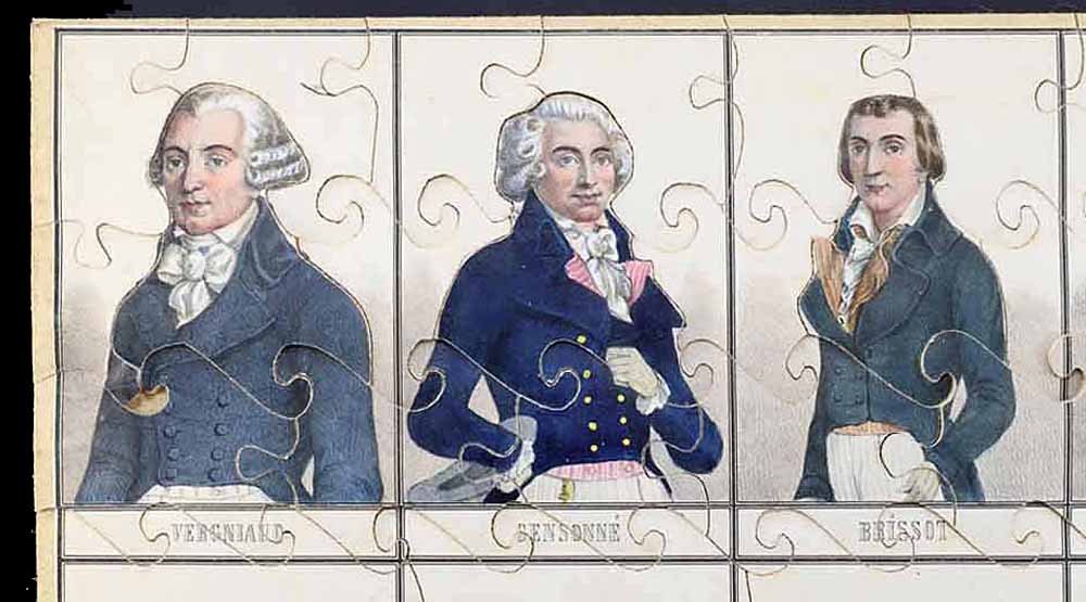 Puzzle Des Girondins Around 1830 - 1840-photo-5