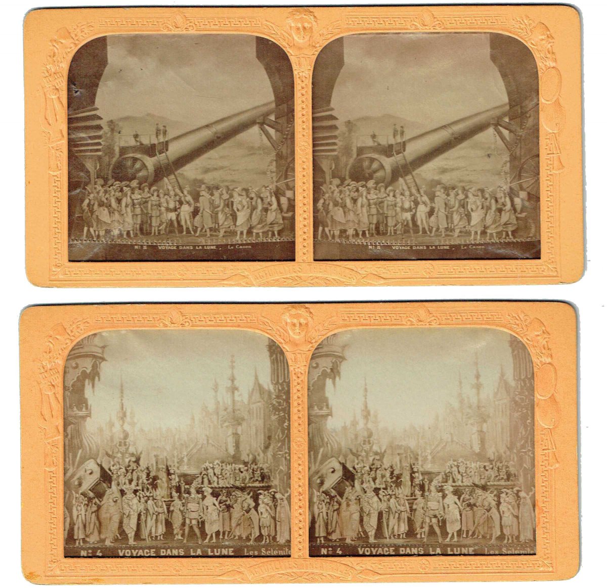 VOYAGE DANS LA LUNE 12 vues polyoramiques G. MELIES-photo-3