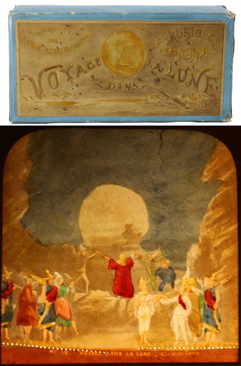 VOYAGE DANS LA LUNE 12 vues polyoramiques G. MELIES