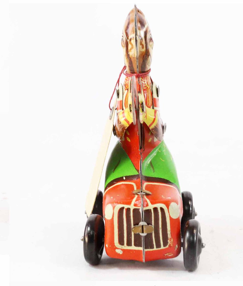 Hofler Cane Monkey 1950 / Old Toy-photo-1