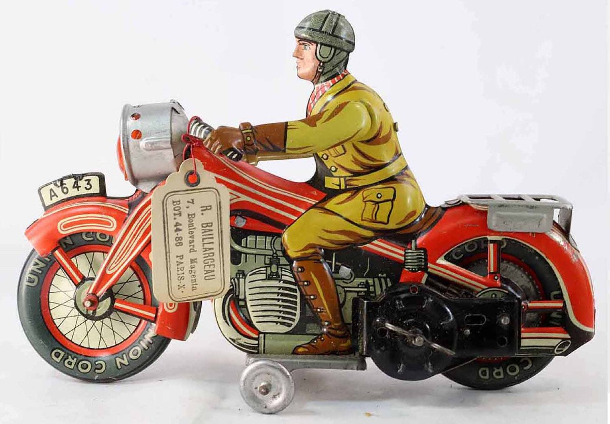 Moto Arnold 1950 / Old Toy-photo-5