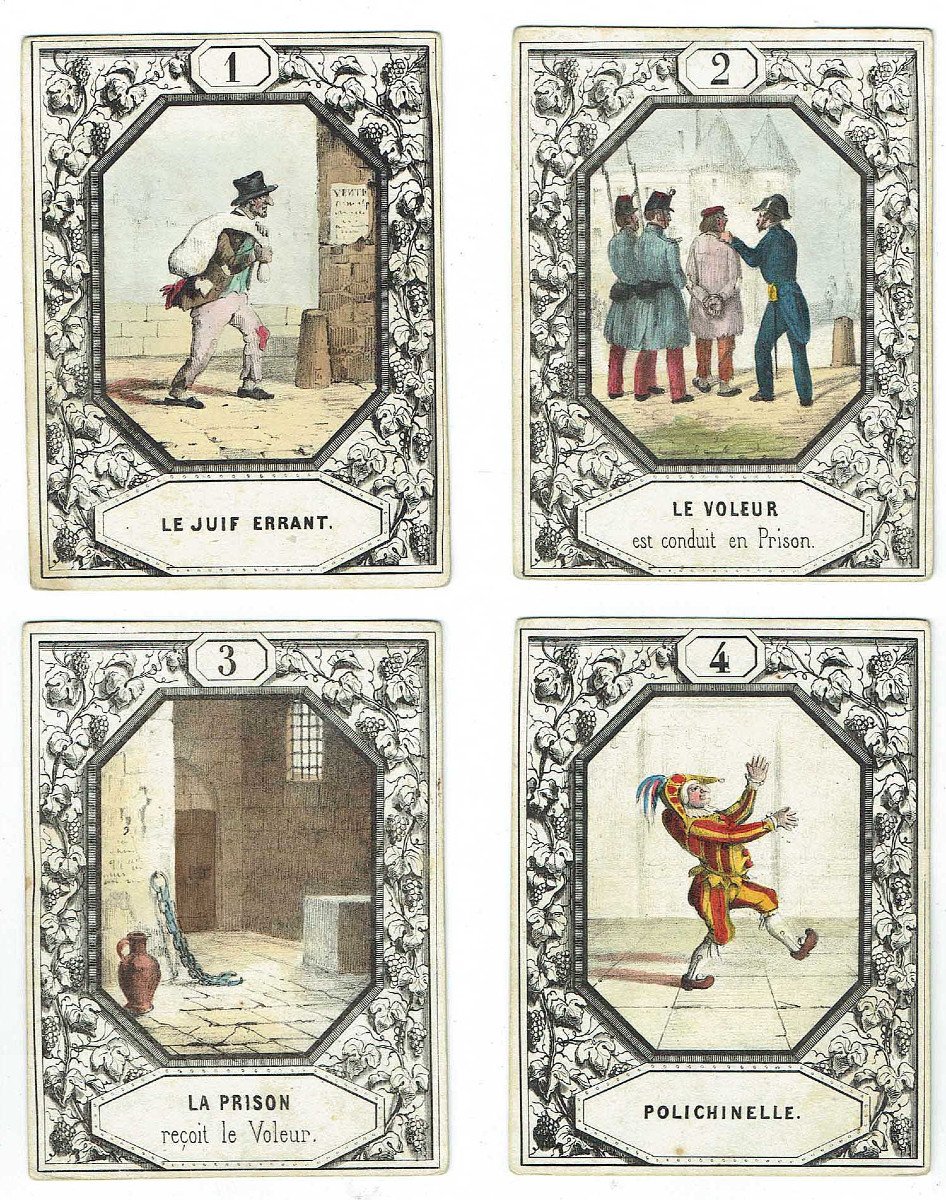 The Modern Tartare - New Game Of The Ace Qui Court Circa 1850-photo-2