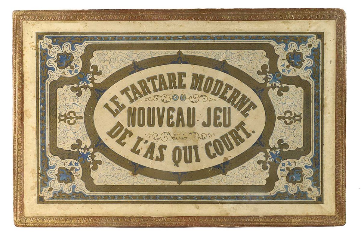 LE TARTARE MODERNE - NOUVEAU JEU DE L'AS QUI COURT vers 1850 -photo-3